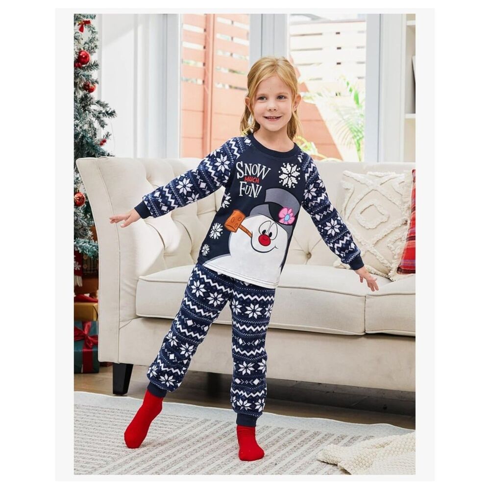 Warner Bros Frosty the Snowman Pajamas Snow Much Fun Frosty 6-7 Christmas pck